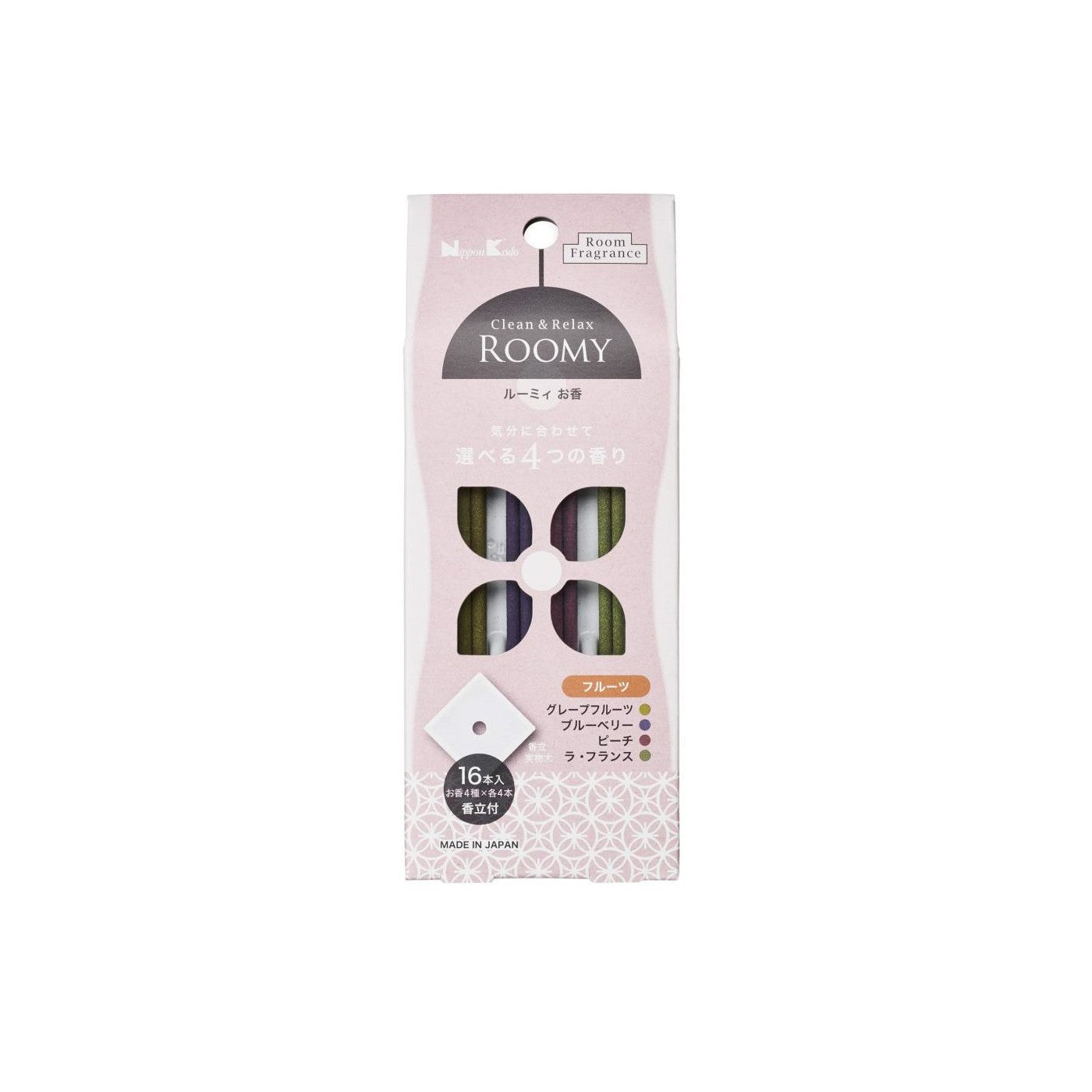 Nippon Kodo ROOMY C&R Fruit Incense Sticks 16pcs
