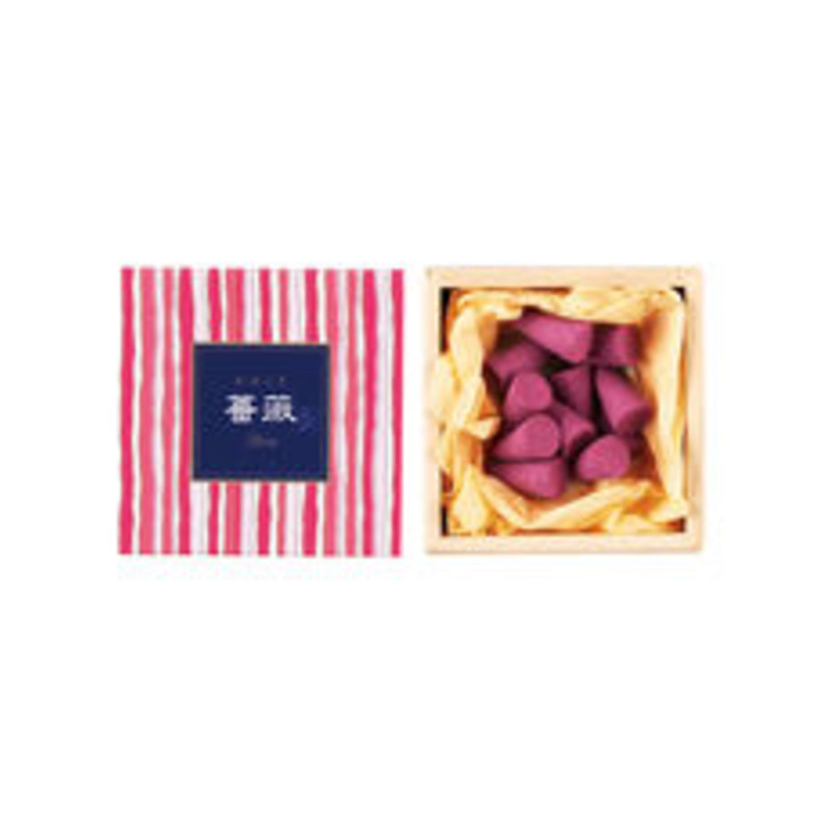 Nippon Kodo Kayuragi Rose Incense Cones 12pcs with Holder - img-1