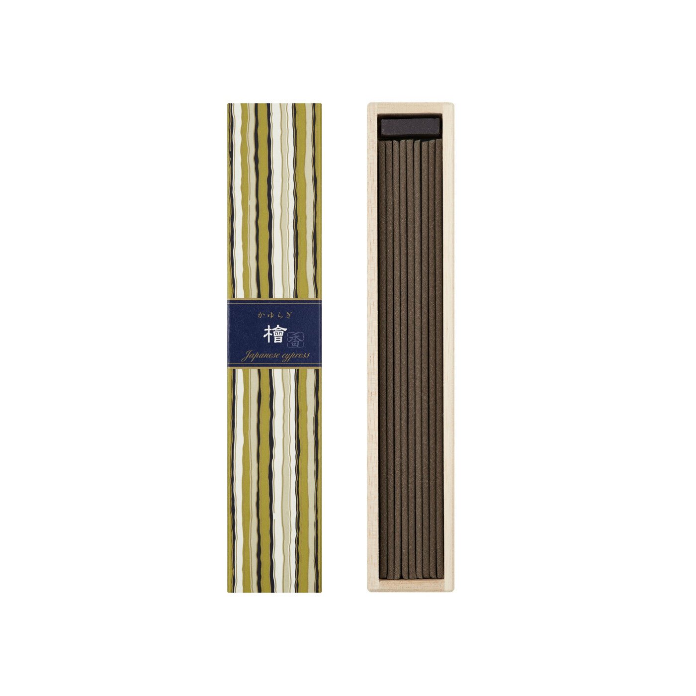 Nippon Kodo Kayuragi Hinoki Cypress Incense Sticks 40pcs with Holder