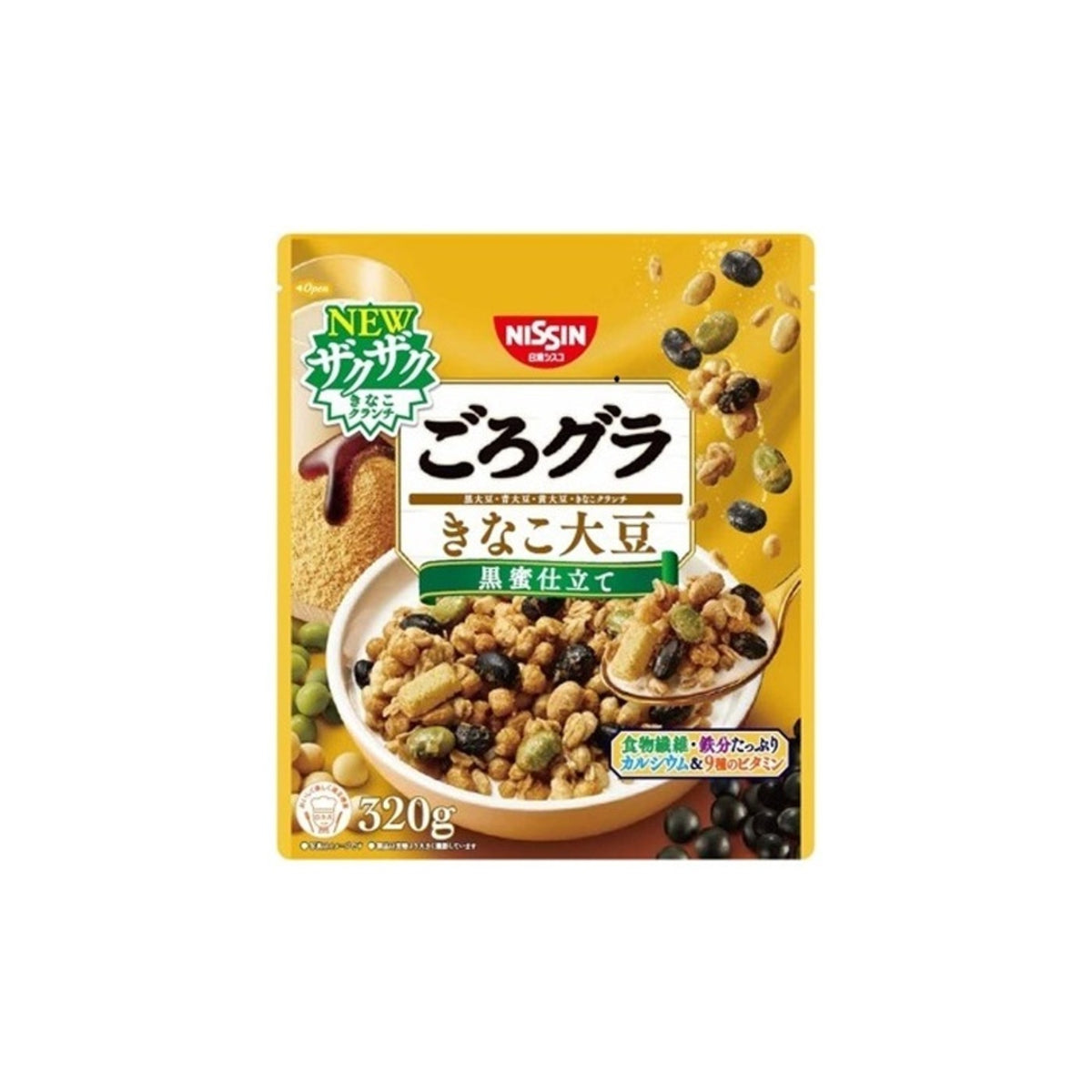 Nissin Cisco Goro Gura Kinako Daizu 320g - img-1