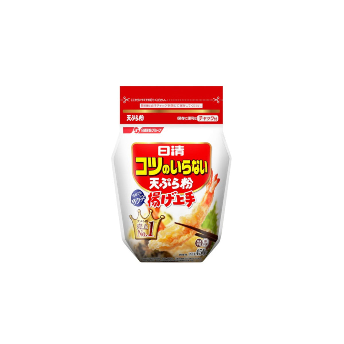 Nissin Tempura Flour Kotsu No Iranai Ageiouzu Bulk 450g x 20 Packs - img-1