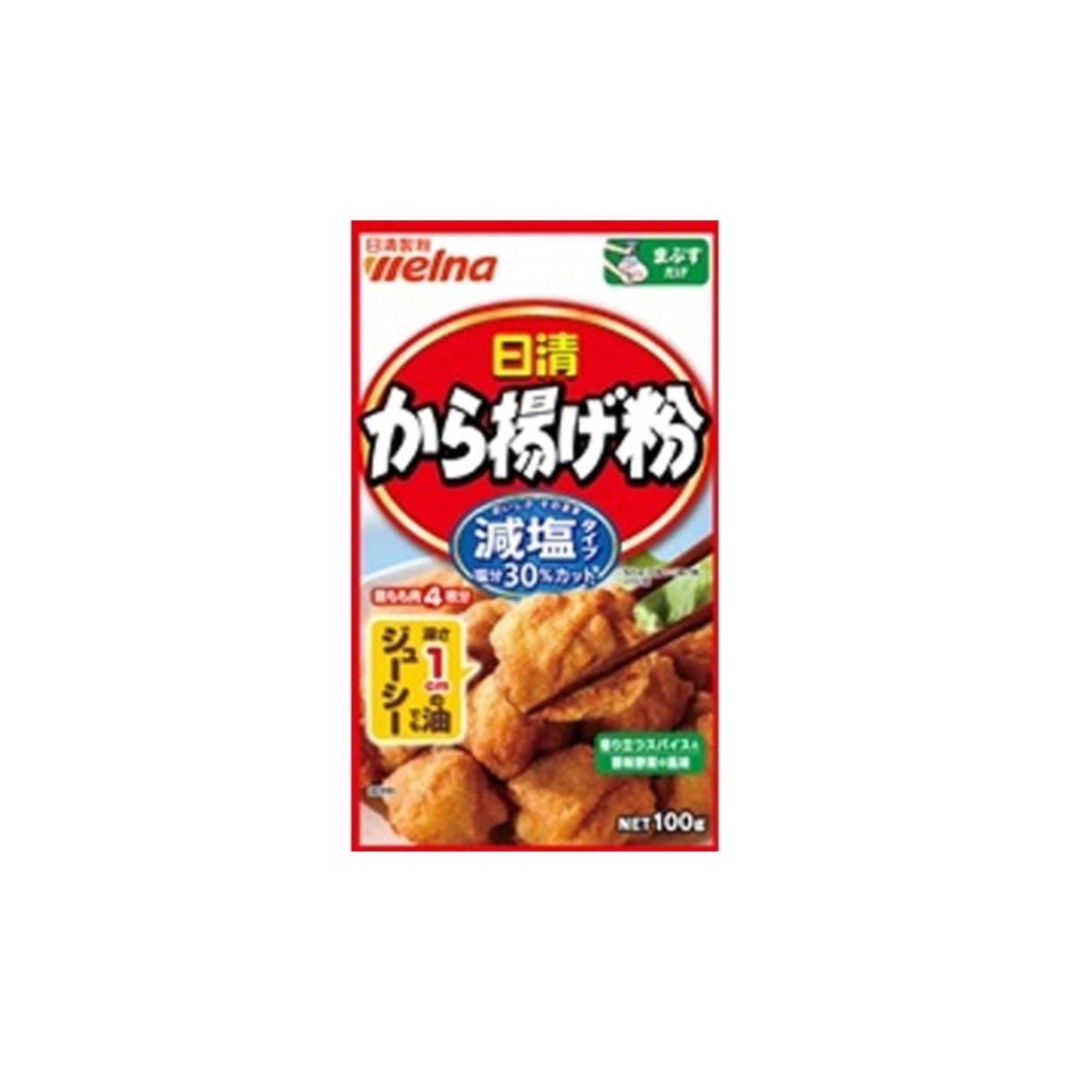 Nissin Karaage Fried Chicken Flour Low Salt 100g - img-1