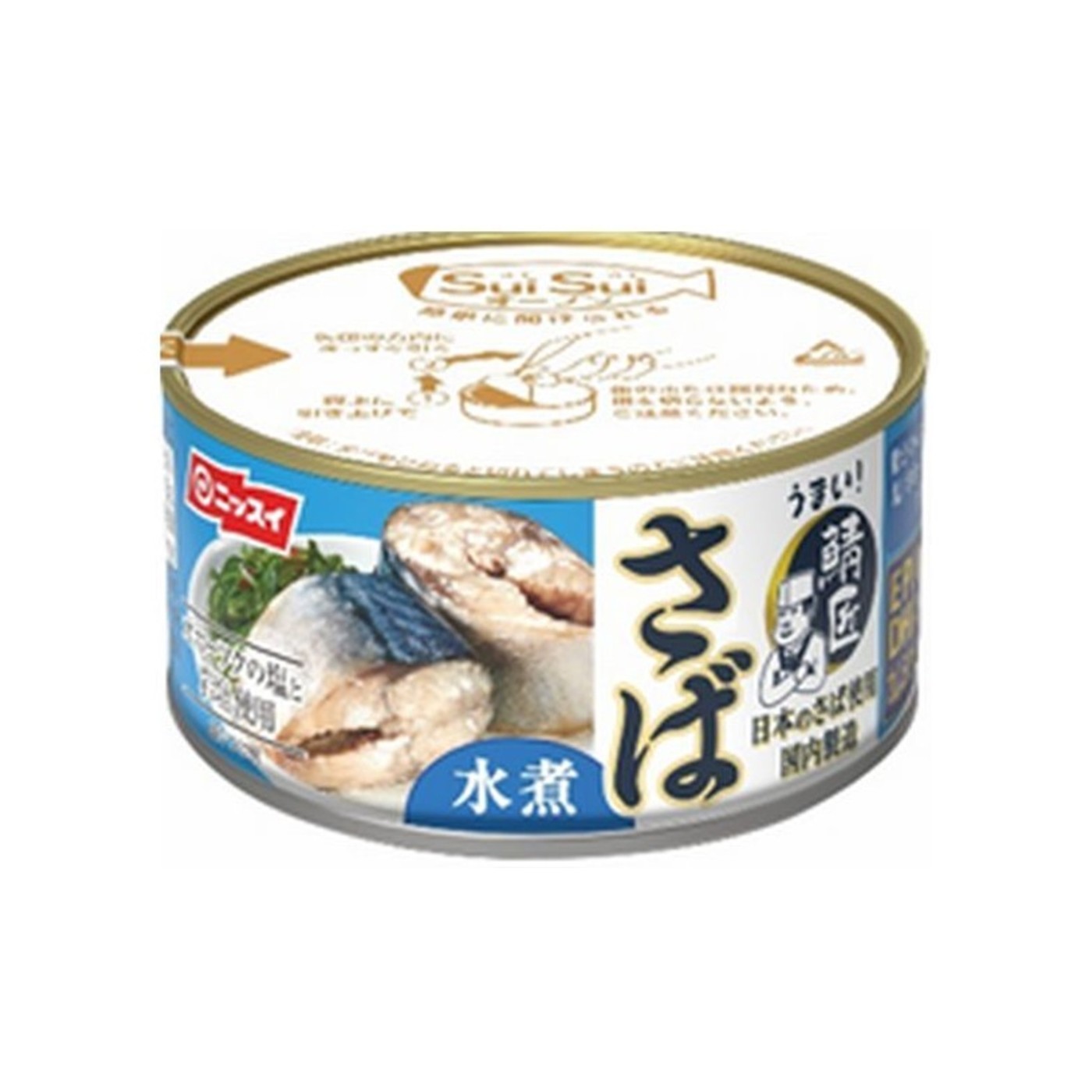 Nissui Mackerel in Water 180g - img-1