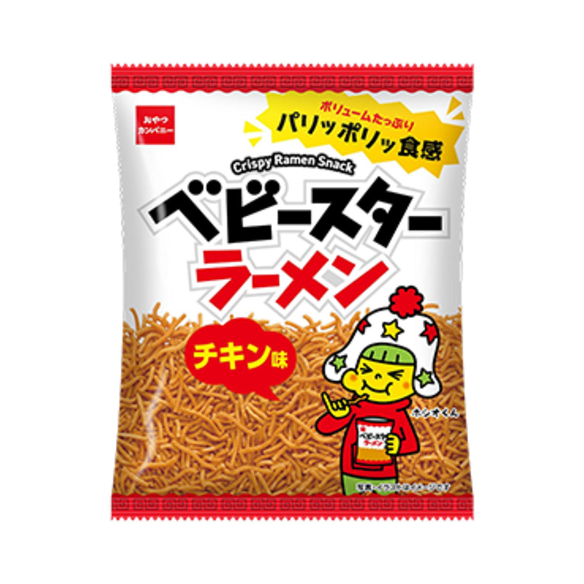 Oyatsu Company Baby Star Crispy Ramen Snack Chicken Flavor 68g - img-1