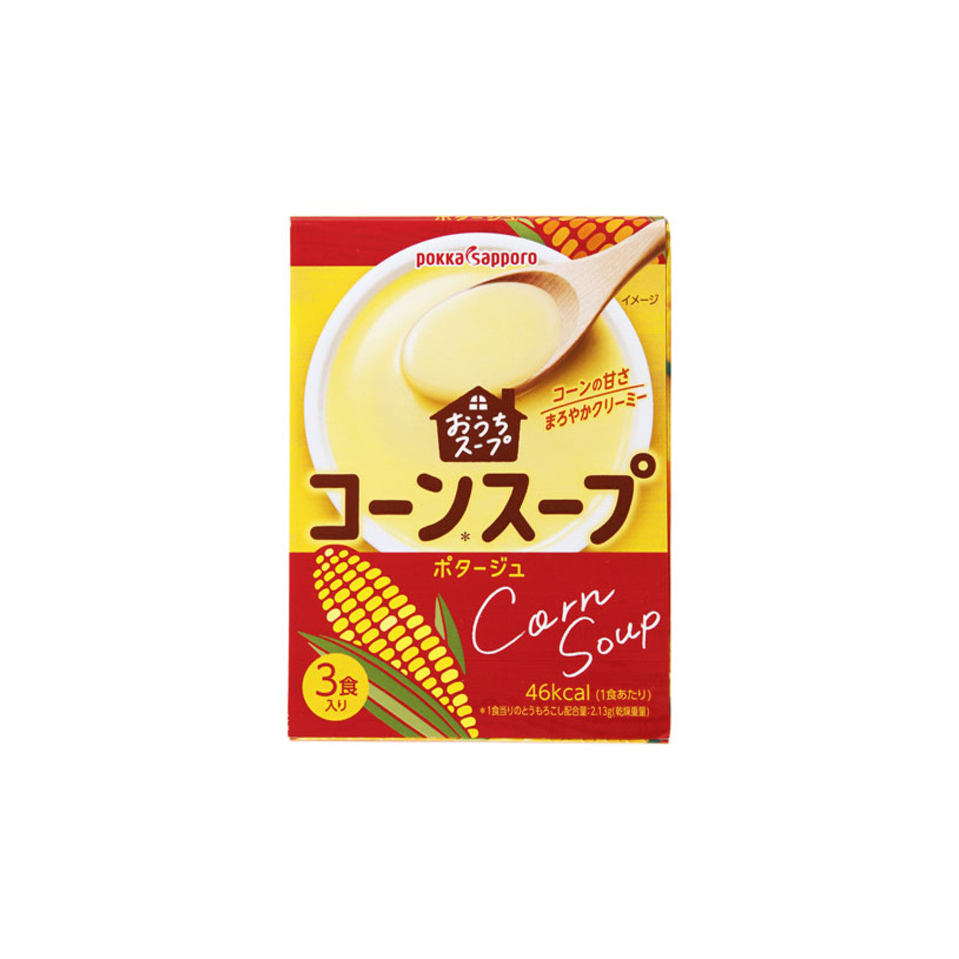 Pokka Sapporo Ouchi Corn Soup 12g x 3 Boxes - img-1