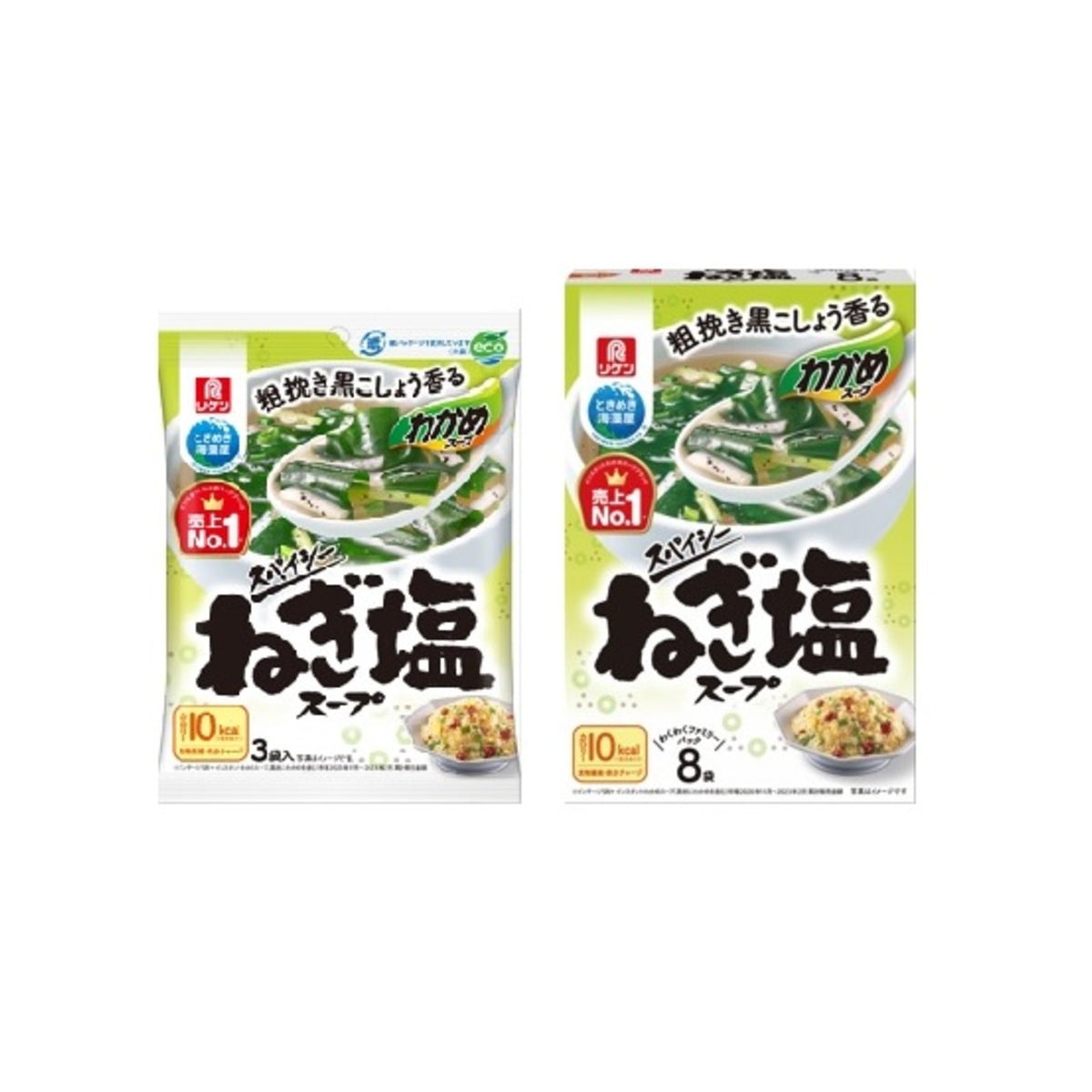 Riken Vitamin Wakame Spicy Green Onion Shio - img-1