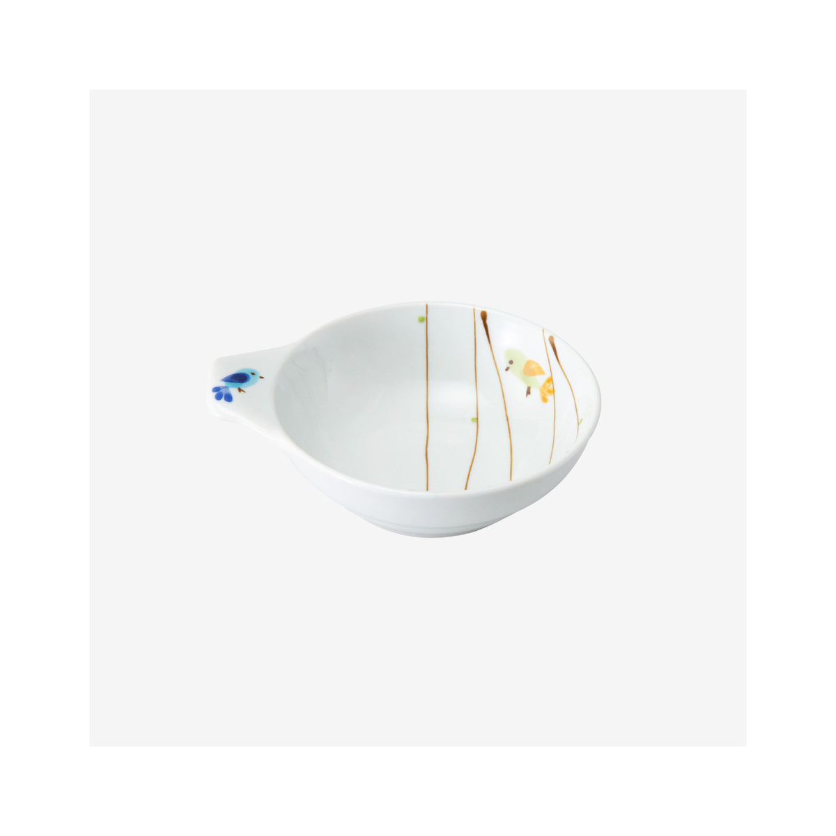Humming Bowl with Handle Blue