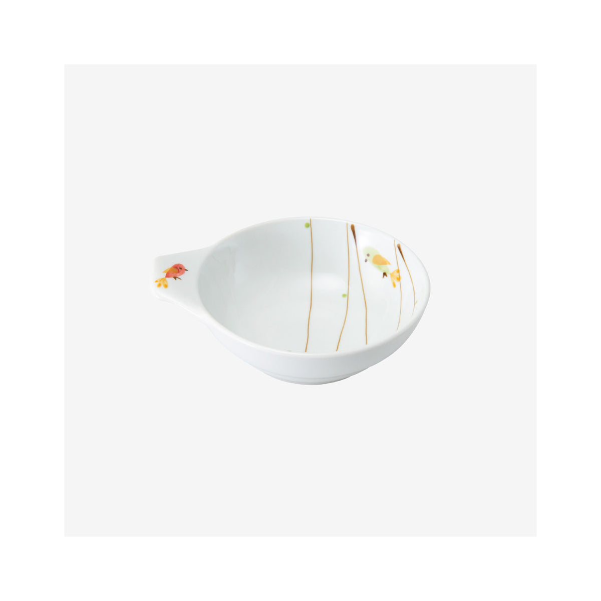 Humming Bowl with Handle Red