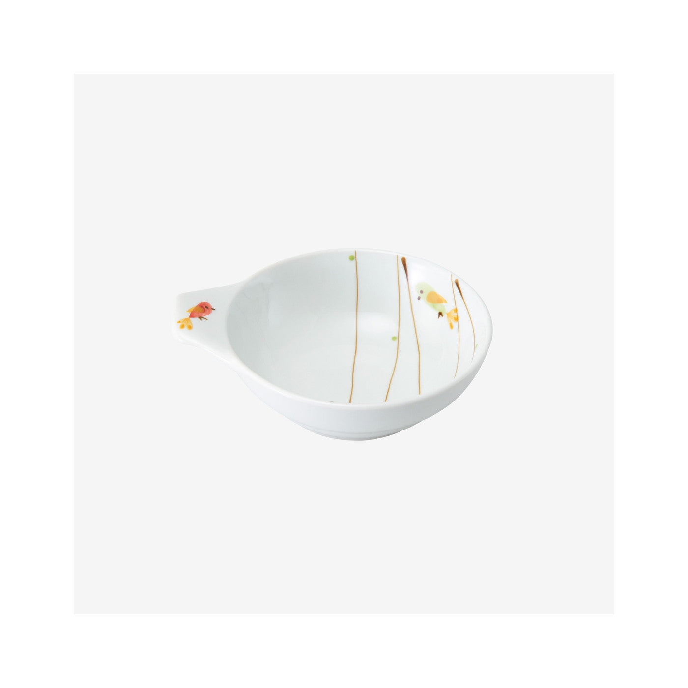Humming Bowl with Handle Red