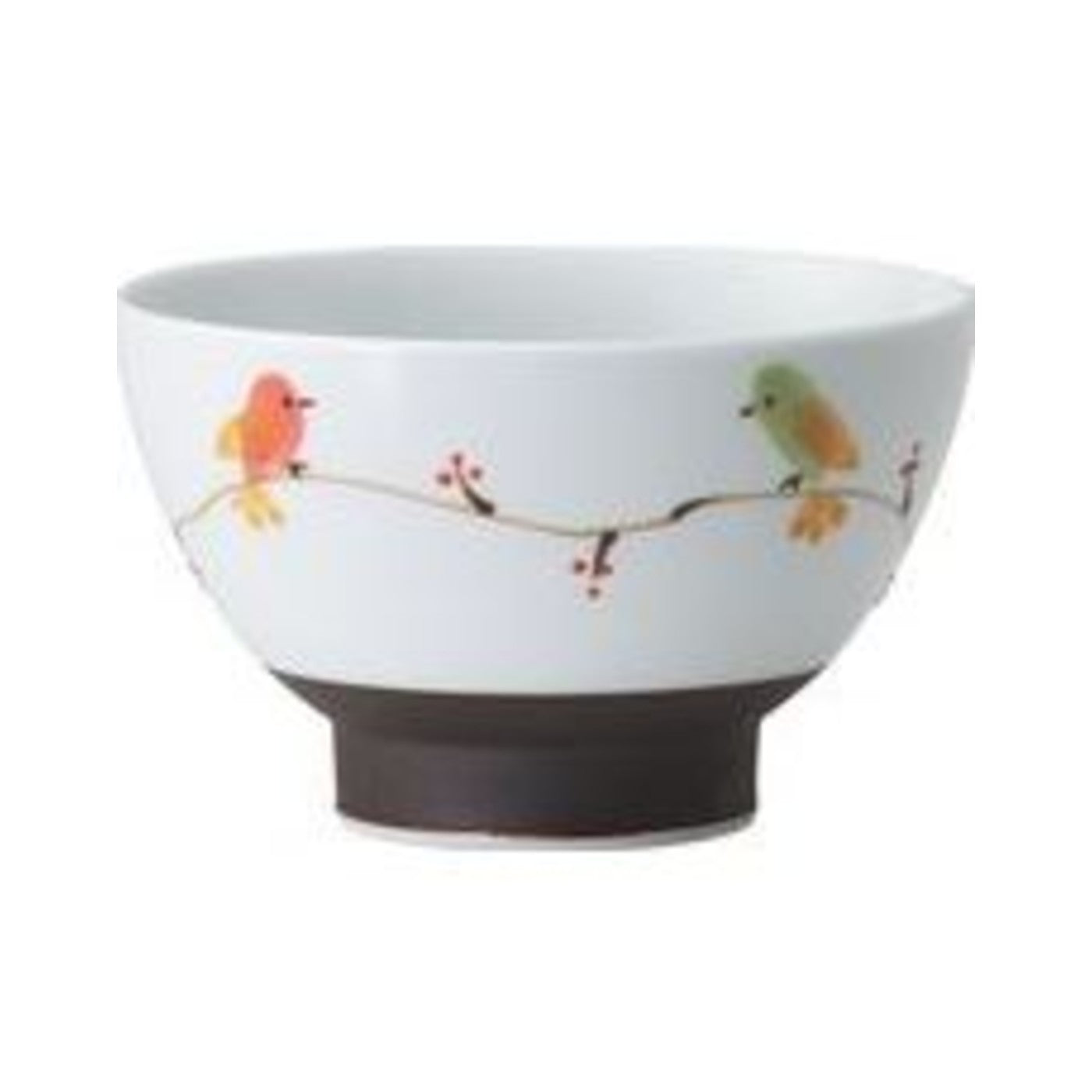 Saikai Toki Humming Rice Bowl Red Hasami Ware - img-1