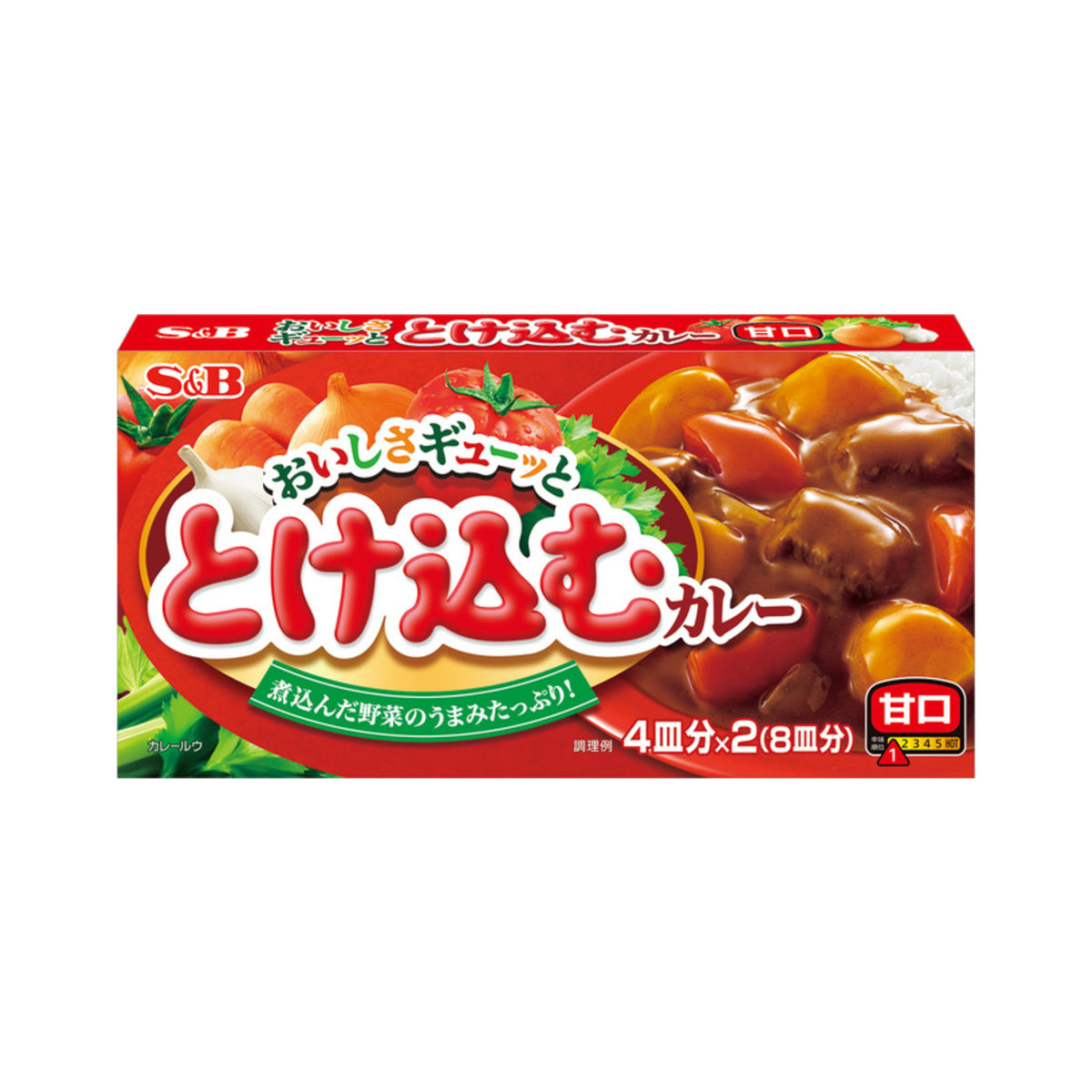 S&B Oishisa Gyutto Tokekomu Curry Mild - img-2