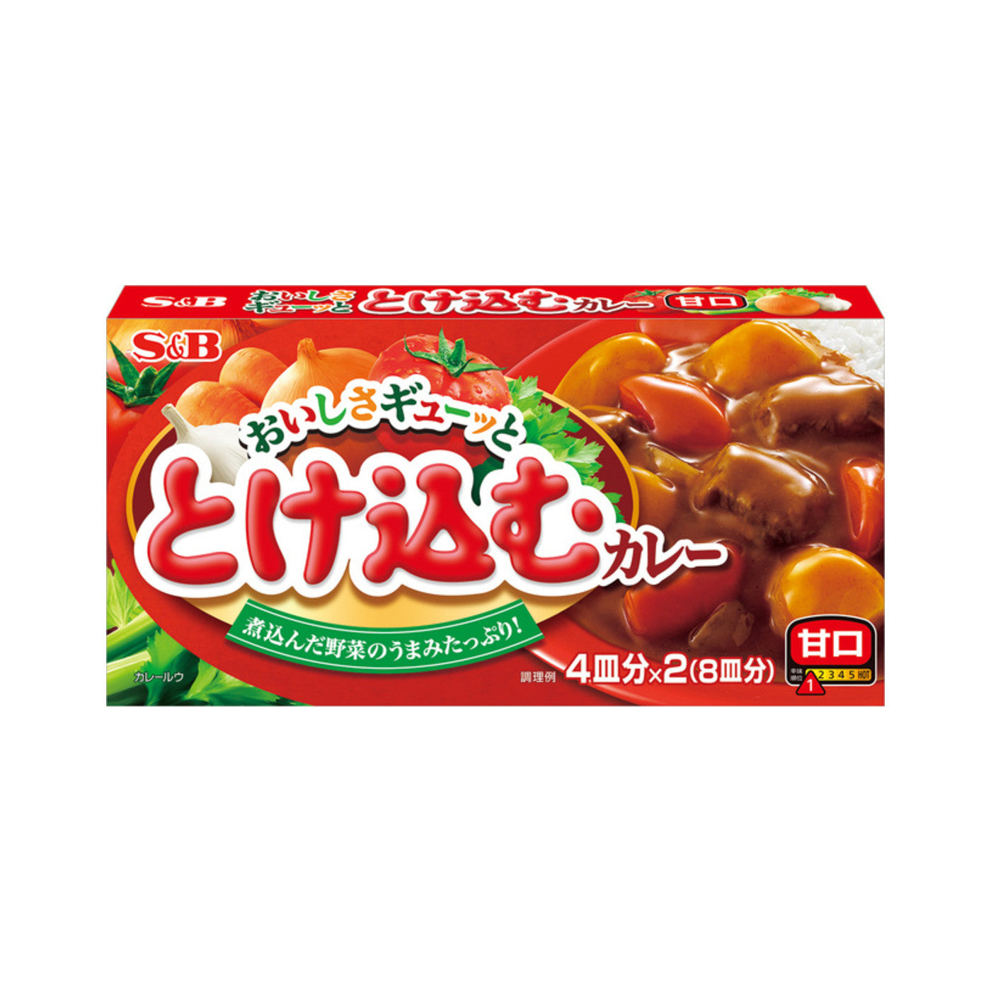 S&B Oishisa Gyutto Tokekomu Curry Mild - img-2