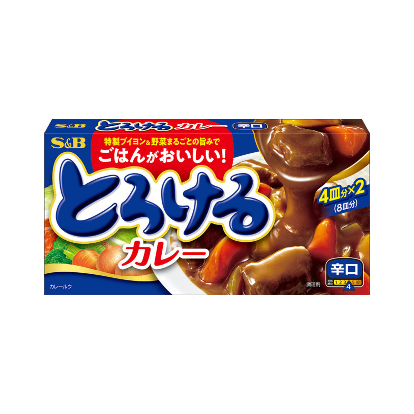 S&B Torokeru Curry Hot - img-2