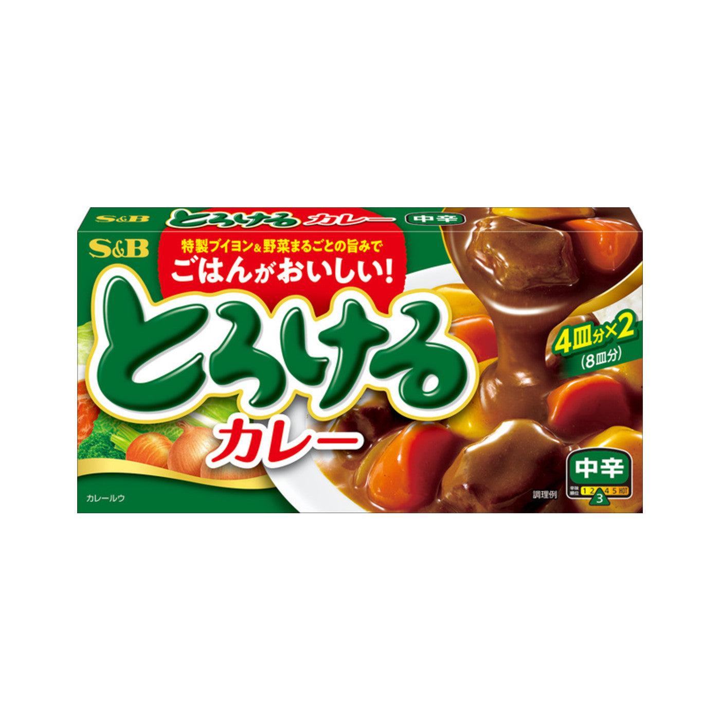 S&B Torokeru Curry Medium Hot - img-2