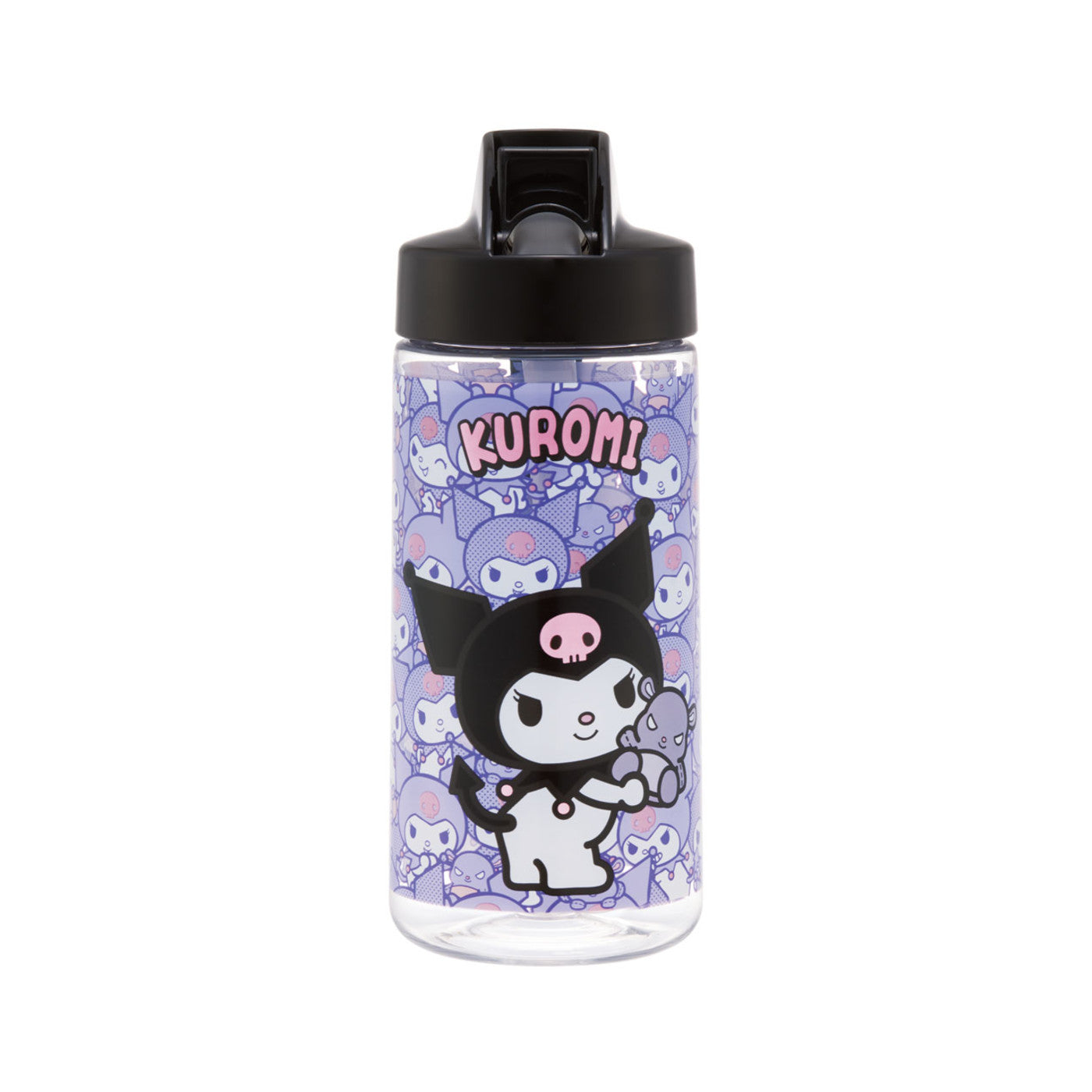Skater Kuromi Straw Bottle 500ml