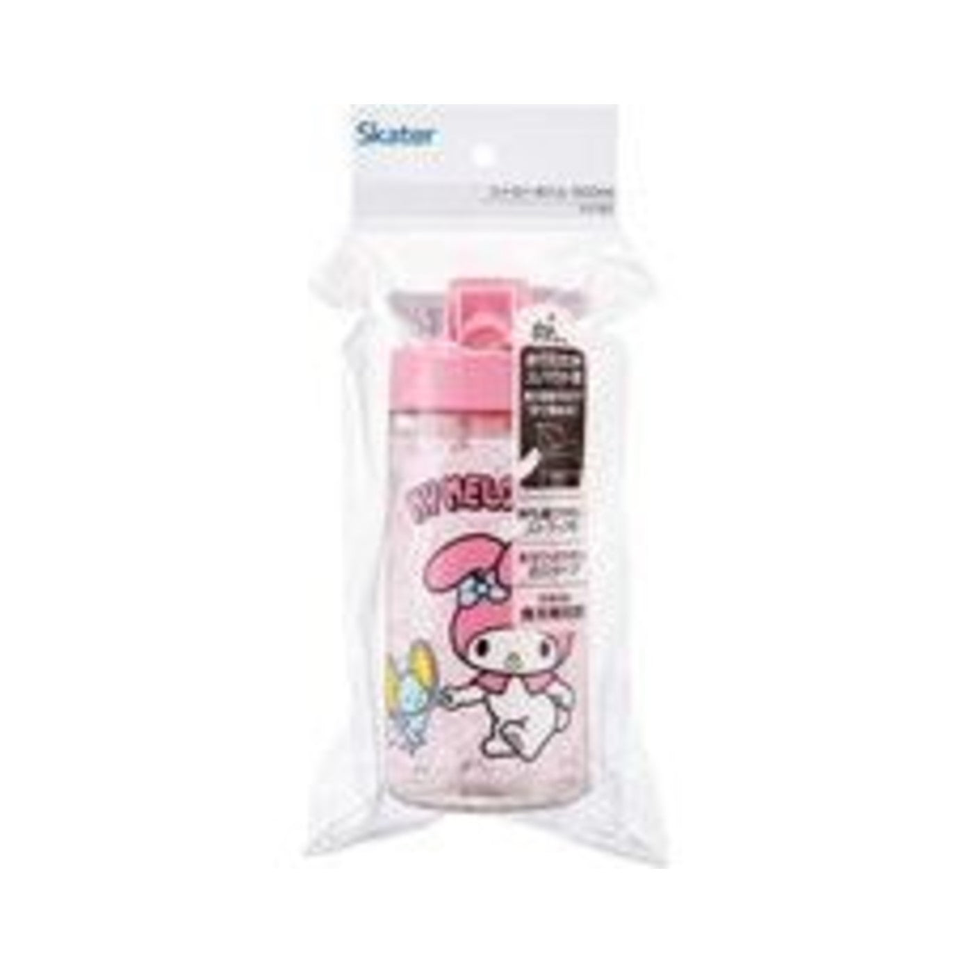 Skater My Melody Straw Bottle 500ml - img-1