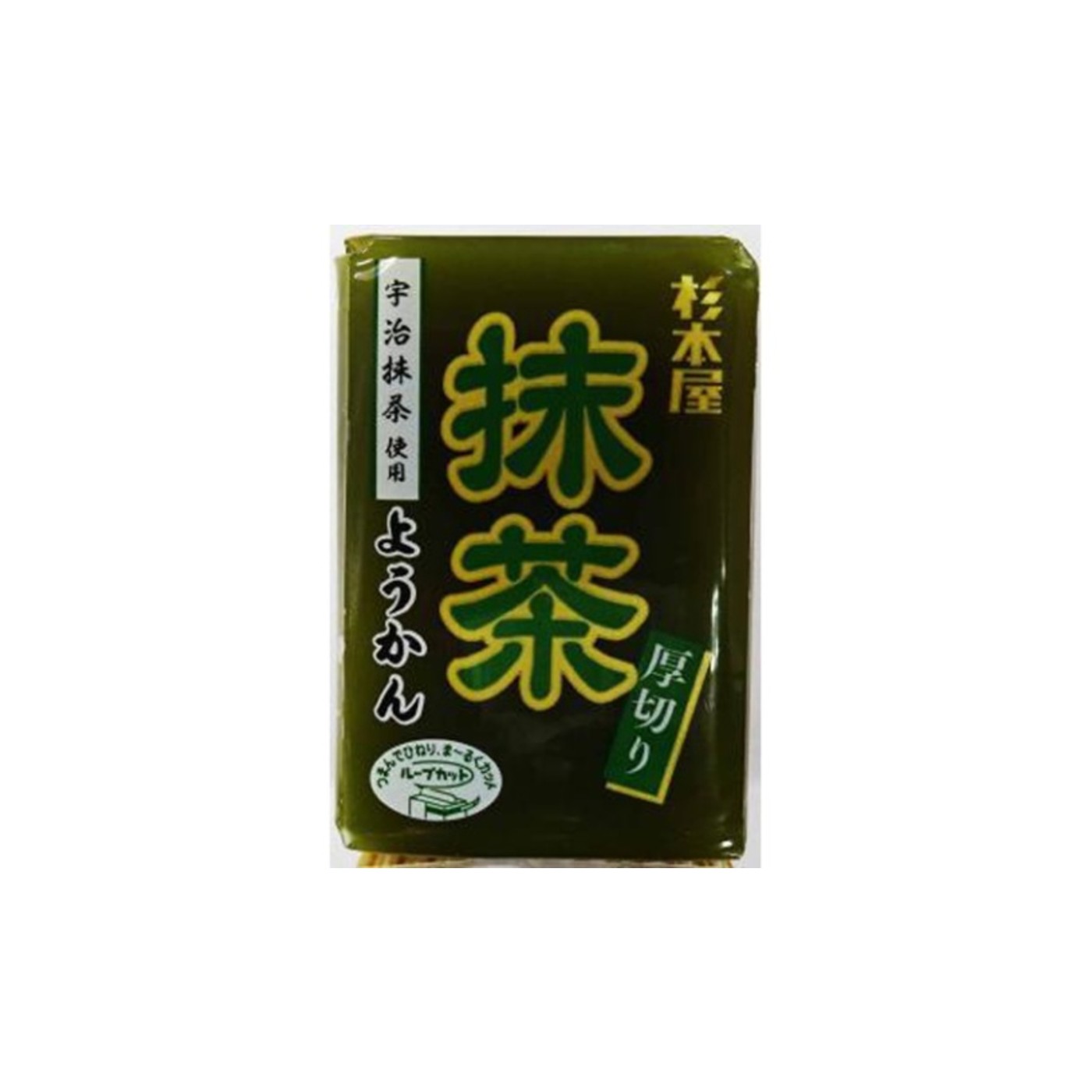 Sugimotoya Thick Cut Yokan Matcha 150g - img-1