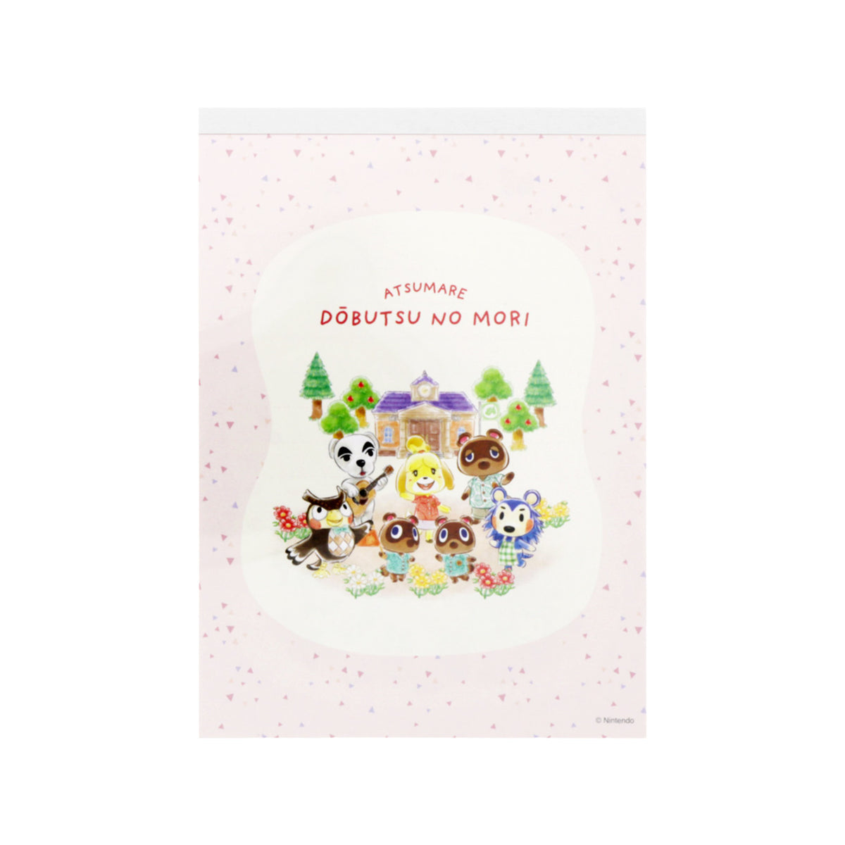 Memo Pad A6 Animal Crossing: New Horizons Pink
