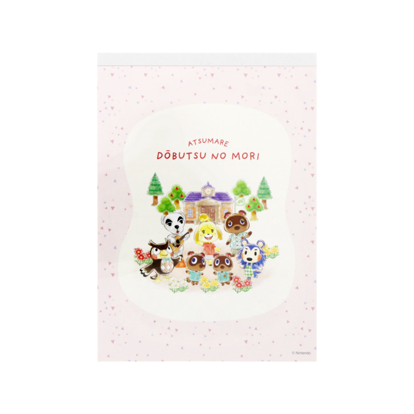 Memo Pad A6 Animal Crossing: New Horizons Pink