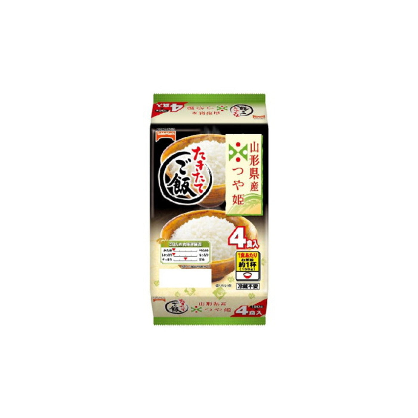 Tablemark Takitate Gohan Yamagata Tsuyahime Split 4 Servings - img-1