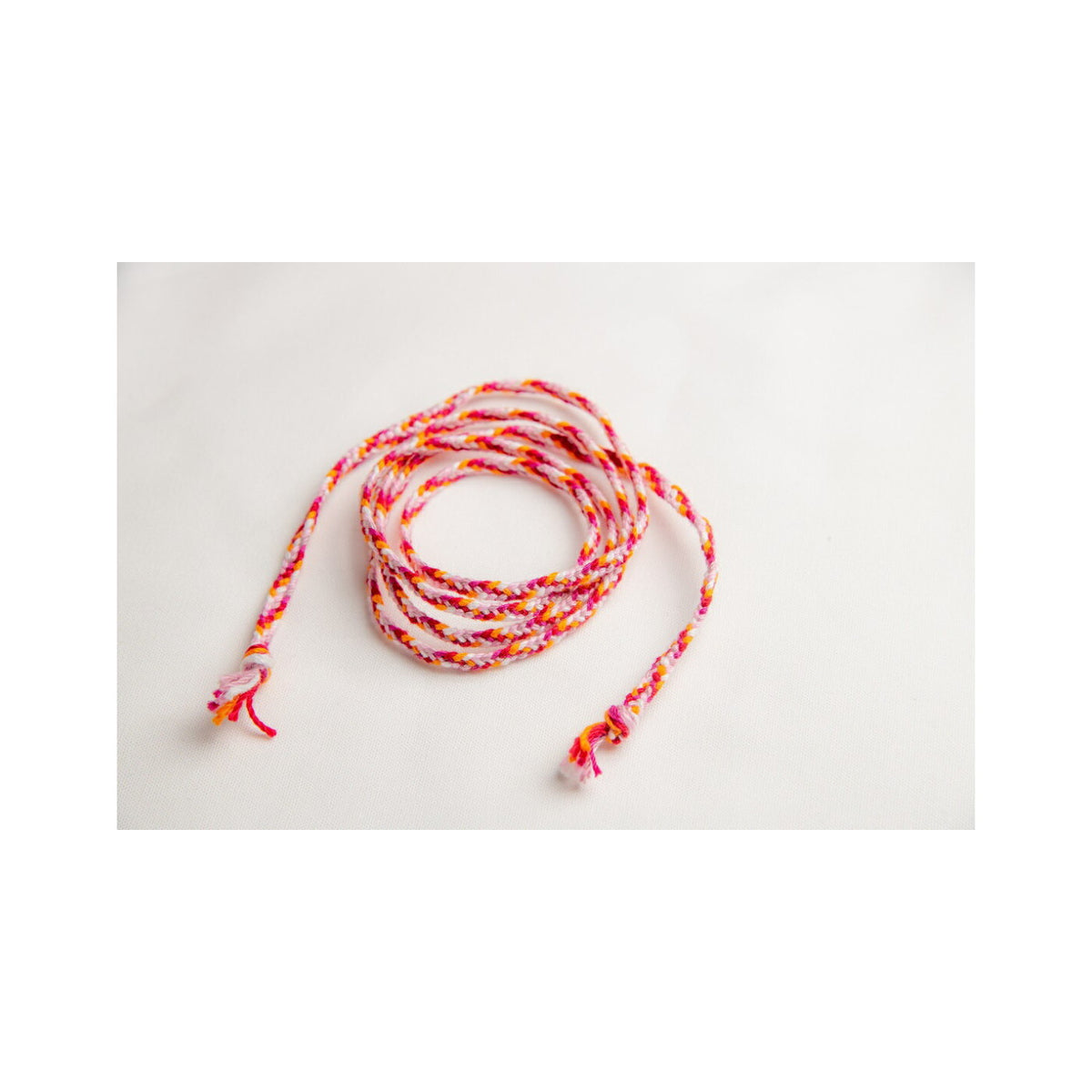 Kumihimo Triple Wrap Bracelet Sakura - img-1