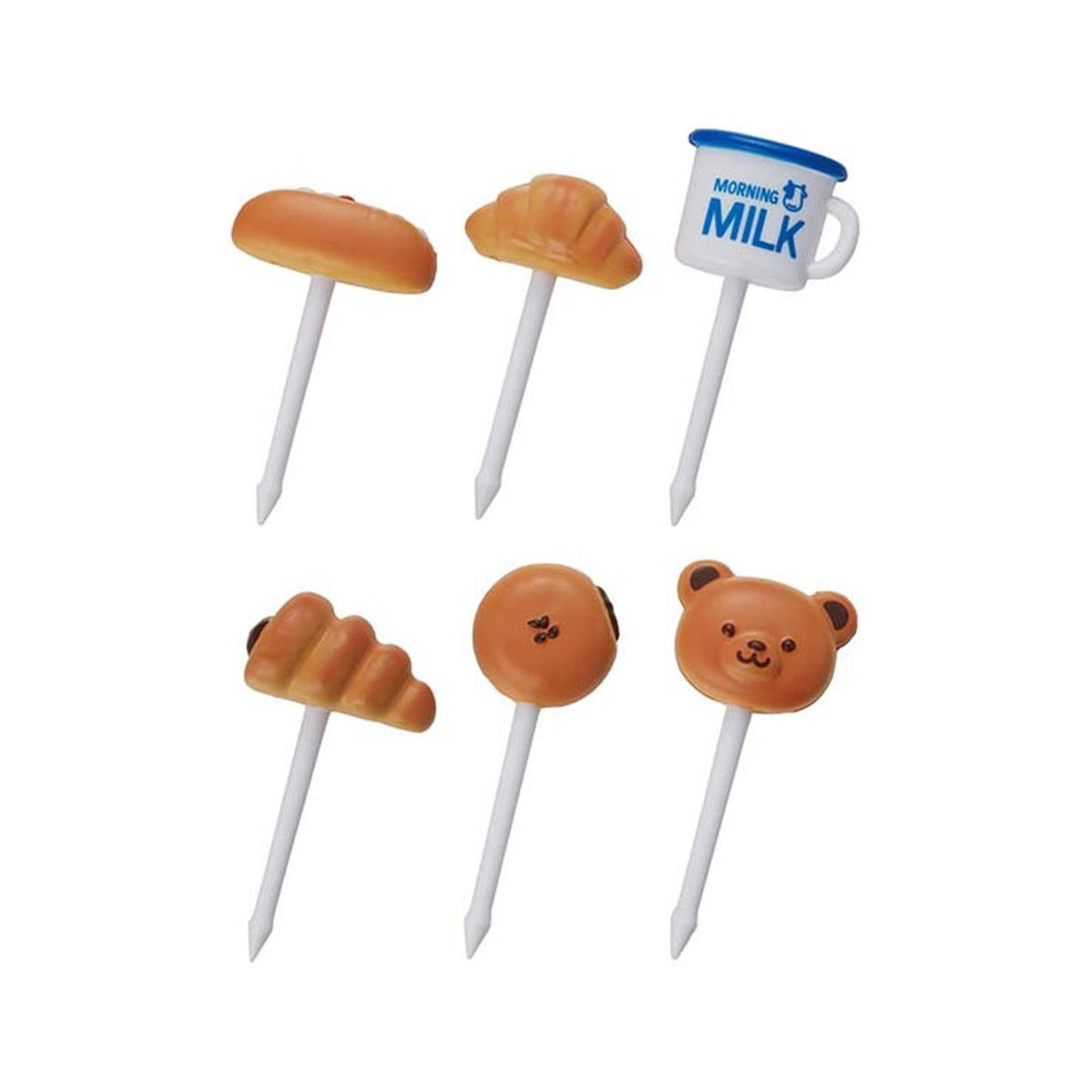 Torune Bento Food Pick Bread 6pcs