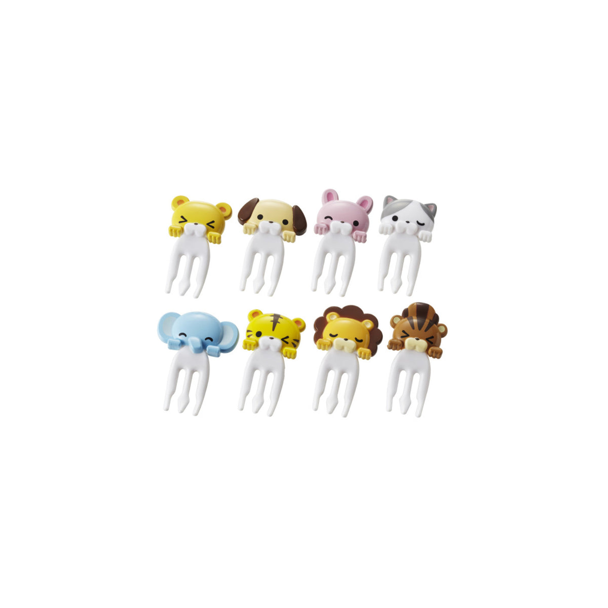 トルネ カプッとアニマル フォークピック | Eight animal fork-pick designs